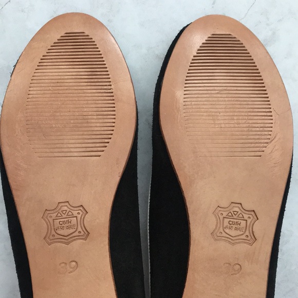 Exclamation Point Black Tassel Loafers 39 - Picture 6 of 12